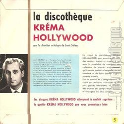 [Pochette de Discothque Krma Hollywood (PUBLICIT) - verso]