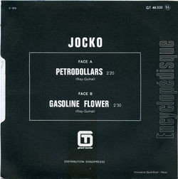 [Pochette de Ptro dollars (JOCKO) - verso]