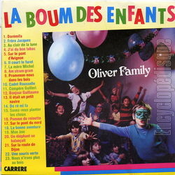 [Pochette de La boum des enfants (OLIVER FAMILY)]