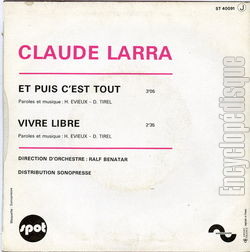 [Pochette de Et puis c’est tout (Claude LARRA) - verso]