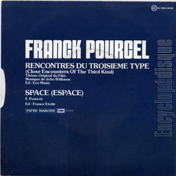 [Pochette de Rencontres du troisime type (Franck POURCEL) - verso]