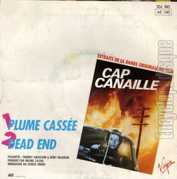 [Pochette de Plume casse (lisabeth WIENER) - verso]