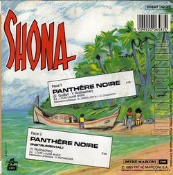 [Pochette de Panthre noire (SHONA) - verso]