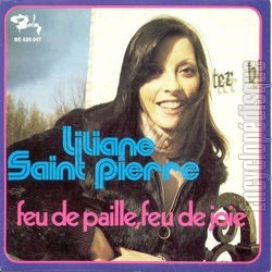 [Pochette de Feu de paille, feu de joie (Liliane SAINT PIERRE)]