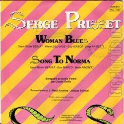 [Pochette de Woman blues (Serge PRISSET) - verso]