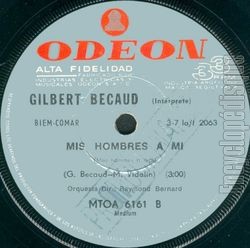 [Pochette de Monsieur le Prsident-Directeur Gnral et le lapin (Promo) (Gilbert BCAUD) - verso]