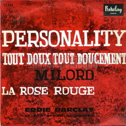 [Pochette de Personality (Eddie BARCLAY)]