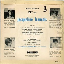 [Pochette de C’est bon quand on s’aime (Jacqueline FRANOIS) - verso]