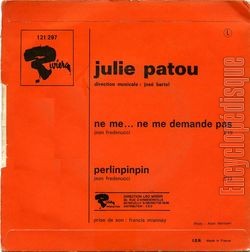 [Pochette de Ne me…ne me demande pas (Julie PATOU) - verso]