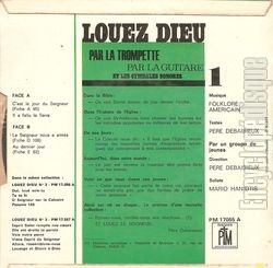 [Pochette de Louez Dieu n1 (RELIGION) - verso]