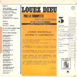 [Pochette de Louez Dieu n5 (RELIGION) - verso]