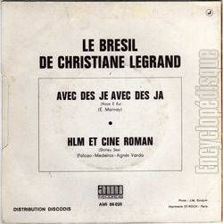 [Pochette de Le Brsil de Christiane Legrand (Christiane LEGRAND) - verso]