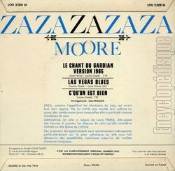 [Pochette de Le chant du gardian (Zaza MOORE) - verso]