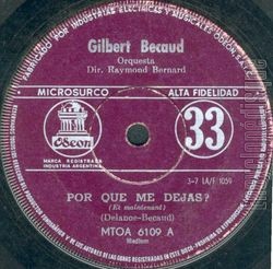 [Pochette de Et maintenant (Gilbert BCAUD)]