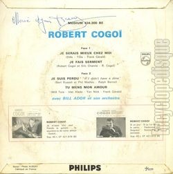 [Pochette de Je serais mieux chez moi (Robert COGOI) - verso]