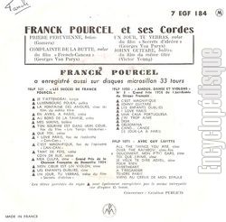 [Pochette de Prire pruvienne (Franck POURCEL) - verso]