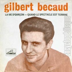 [Pochette de La vie d’garon (Gilbert BCAUD)]