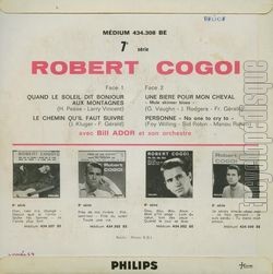 [Pochette de Quand le soleil dit bonjour aux montagnes (Robert COGOI) - verso]