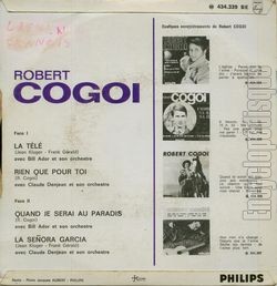 [Pochette de La tl (Robert COGOI) - verso]