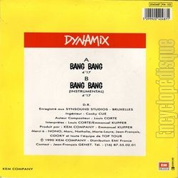 [Pochette de Bang bang (DYNAMIX) - verso]