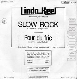 [Pochette de Slow rock (Linda KEEL) - verso]