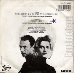 [Pochette de Au secours, j’ai besoin d’un homme (Chris GENNARO) - verso]