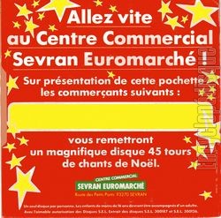 [Pochette de Joyeux Nol (Centre commercial Sevran Euromarch) (PUBLICIT) - verso]