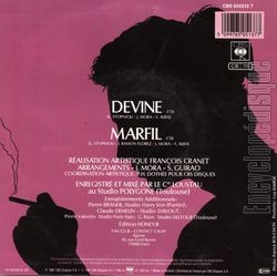 [Pochette de Devine (Serge GUIRAO) - verso]