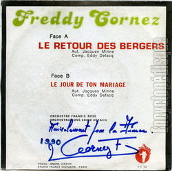 [Pochette de Le retour des bergers (Freddy CORNEZ) - verso]