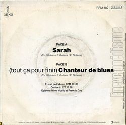 [Pochette de Sarah (Franois GUIERRE) - verso]