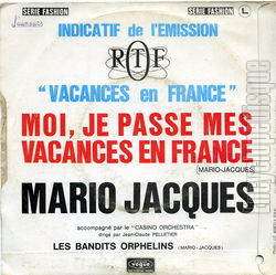 [Pochette de Moi, je passe mes vacances en France (Mario JACQUES) - verso]