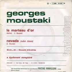 [Pochette de Le marteau d’or (Georges MOUSTAKI) - verso]