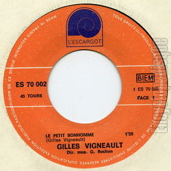 [Pochette de Le petit bonhomme (Gilles VIGNEAULT)]