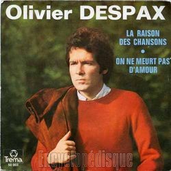 [Pochette de La raison des chansons (Olivier DESPAX)]