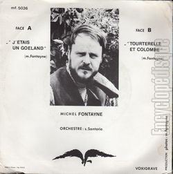 [Pochette de J’tais un goland (Michel FONTAYNE) - verso]