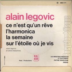 [Pochette de L’harmonica (Alain LEGOVIC) - verso]