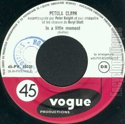 [Pochette de Love me again (Petula CLARK) - verso]