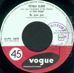 [Pochette de Ne joue pas (Petula CLARK)]