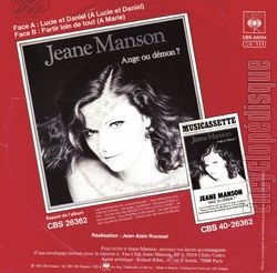 [Pochette de Lucie et Daniel (Jeane MANSON) - verso]