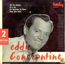 [Pochette de Ah ! Les femmes (Eddie CONSTANTINE)]