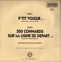 [Pochette de P’tit voleur (RENAUD) - verso]