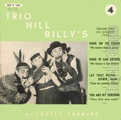 [Pochette de Home on the range (Ma maison dans la plaine) - N 4 (TRIO HILL BILLY’S)]