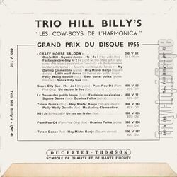 [Pochette de Home on the range (Ma maison dans la plaine) - N 4 (TRIO HILL BILLY’S) - verso]