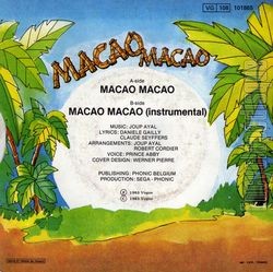 [Pochette de Macao Macao (MACAO COMBO) - verso]