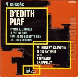 [Pochette de 4 succs d’Edith Piaf (Hubert CLAVECIN)]