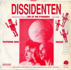 [Pochette de Telephone arab (DISSIDENTEN) - verso]