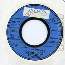 [Pochette de Arrt-stop (Catherine LE FORESTIER) - verso]