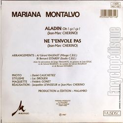 [Pochette de Aladin (Oh !  !  !) (Mariana MONTALVO) - verso]