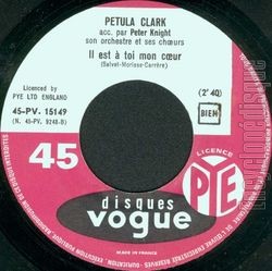 [Pochette de  London (Allons donc) (Petula CLARK) - verso]