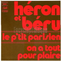 [Pochette de Le p’tit parisien (HRON et BRU)]